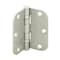 Prime-Line Door Hinge Commercial Smooth Pivot, 3-1/2 in. with 5/8 in. Corners, Satin Nickel 3 Pack U 1156953 - alternate 1